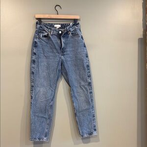 H&M Blue High Rise Jeans with Classic Fit